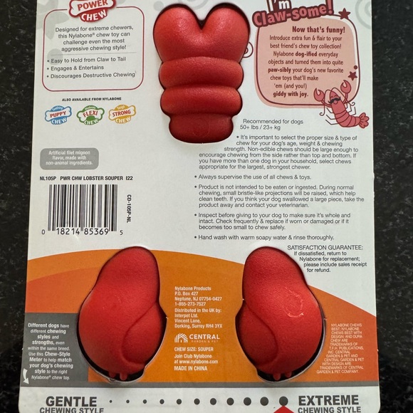 Nylabone Filet Mignon Flavor Dog Toy - NEW - Picture 2 of 2